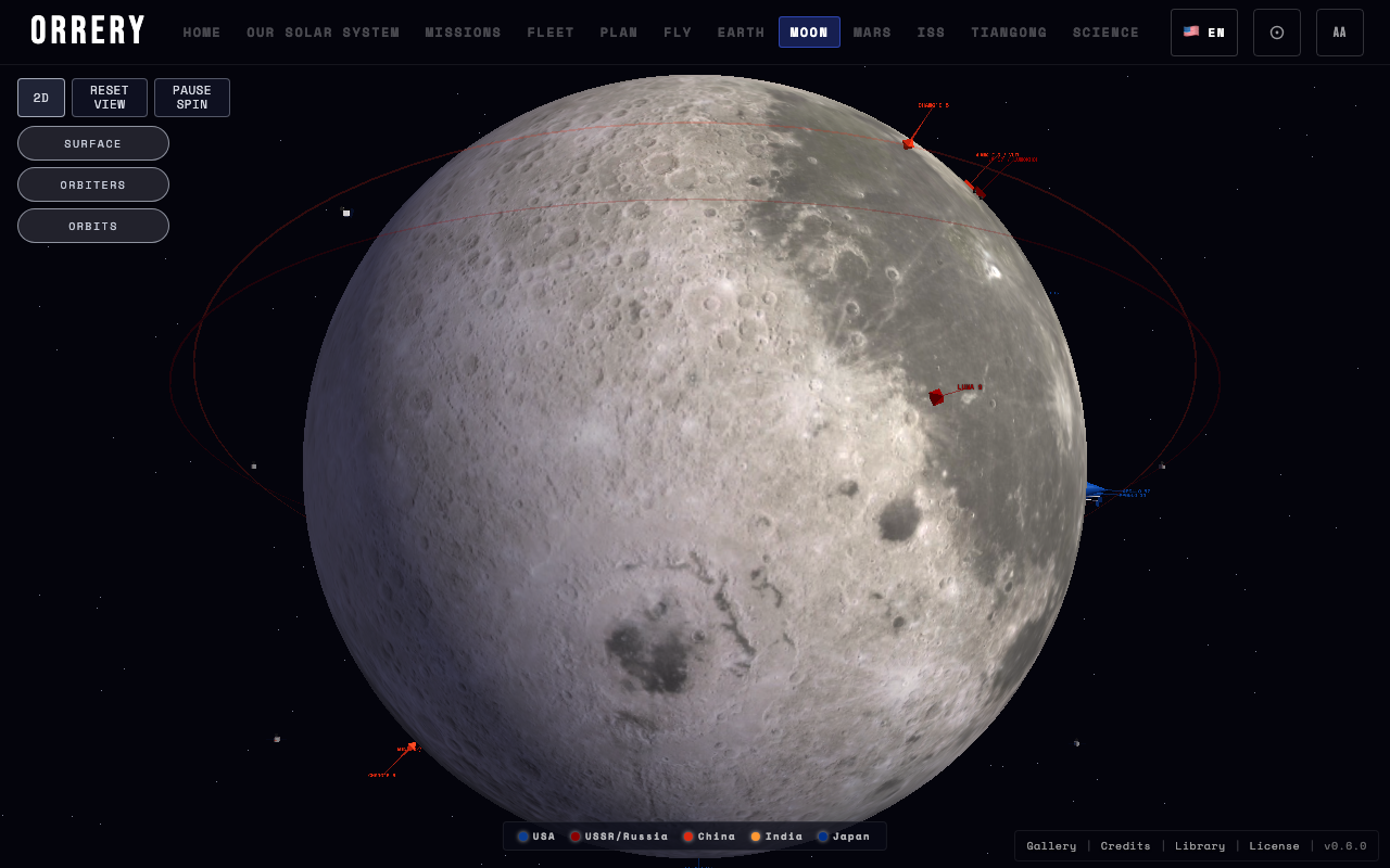 Moon map