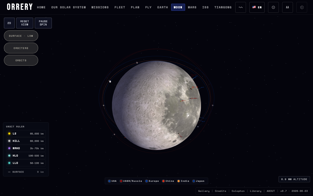 Moon map