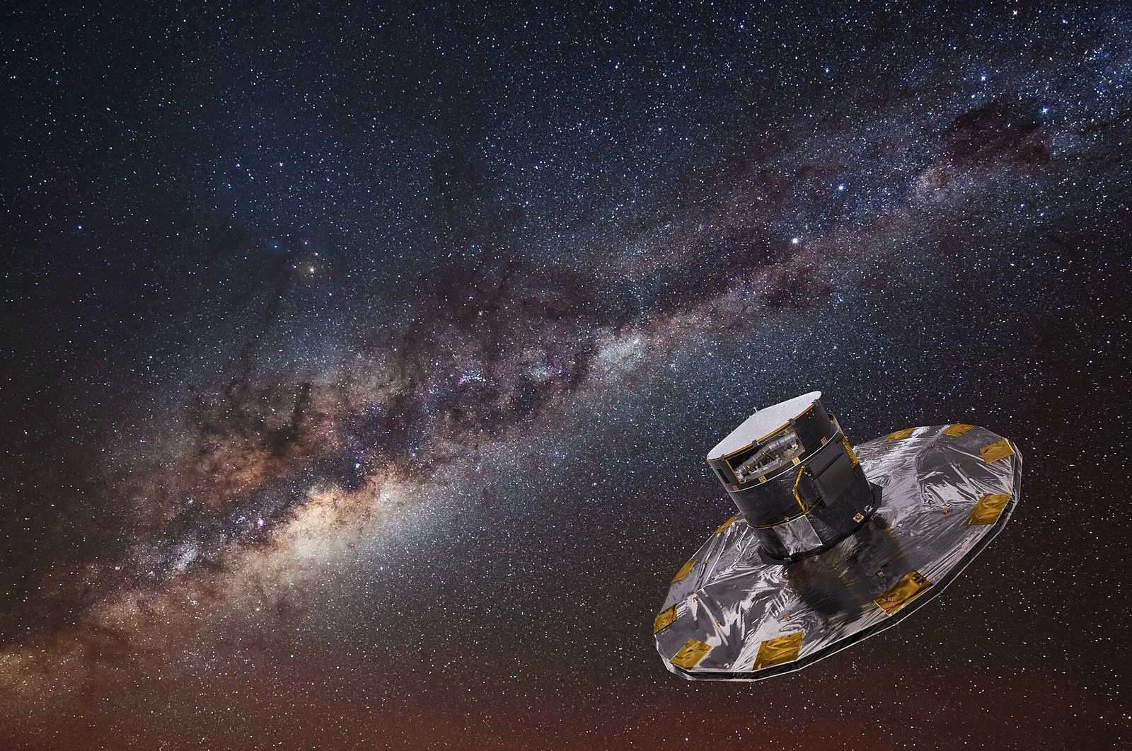 Gaia — a spacecraft that did nothing but measure, precisely, the positions of nearly two billion stars. Its map is the foundation beneath a decade of galactic astronomy.